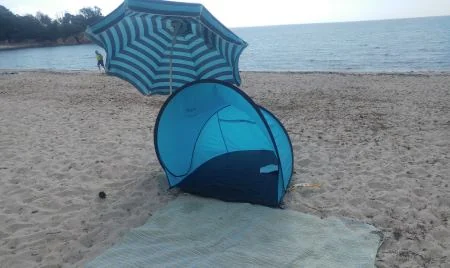 2 Seconds 0 Pop-Up Strandmuschel